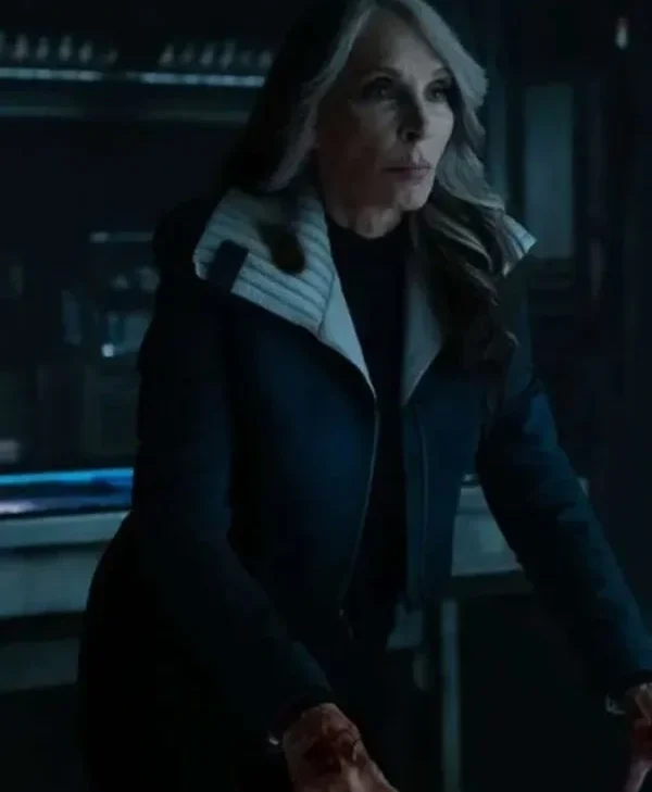 Star Trek S03 Picard Doctor Beverly Crusher Black Jacket webp