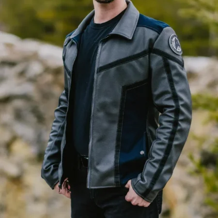 Star Trek Strange New Worlds Leather Jacket png webp