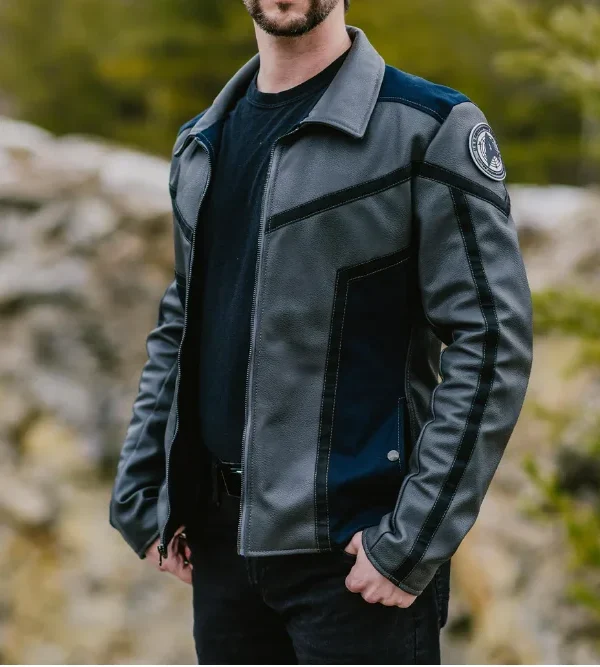 Star Trek Strange New Worlds Leather Jacket png webp