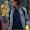 Stranger Things S02 Steve Harrington Grey Jacket For Sale