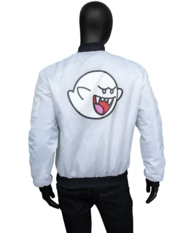 Super Mario Boo Bomber Jacket