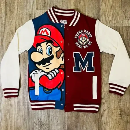 Super Mario Varsity Jacket Style 2