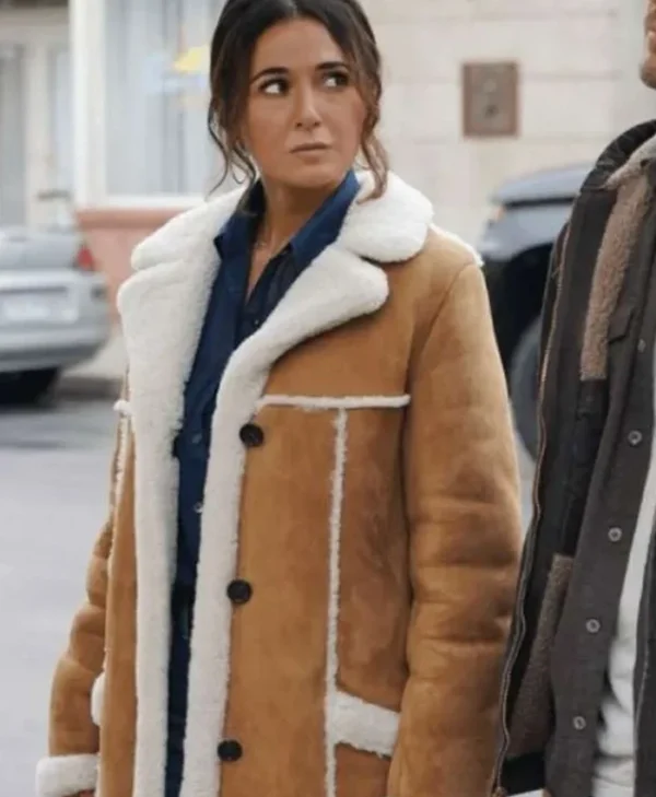 Superman and Lois Lana Lang Leather Coat webp