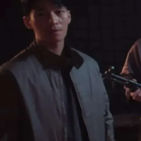 TV Series Squid Game 2024 Hwang Jun ho Grey Jacket