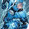 The Flash Blackest Night Blue Leather Jacket webp
