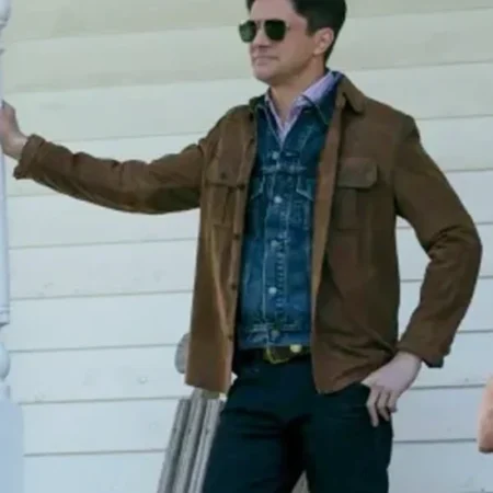 The Waterfront S01 Topher Grace Cotton Jacket
