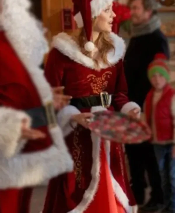 To Have And To Holiday 2024 Madeleine Arthur Santa Coat Front webp
