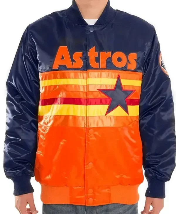 Torres Houston Astros Satin Varsity Jacket