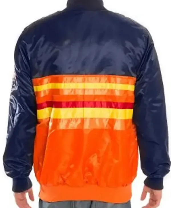 Torres Houston Astros Satin Varsity Jacket Back