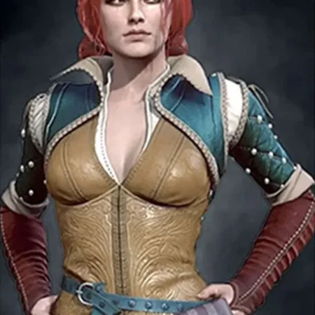 Triss Merigold The Witcher 3 Brown Jacket webp