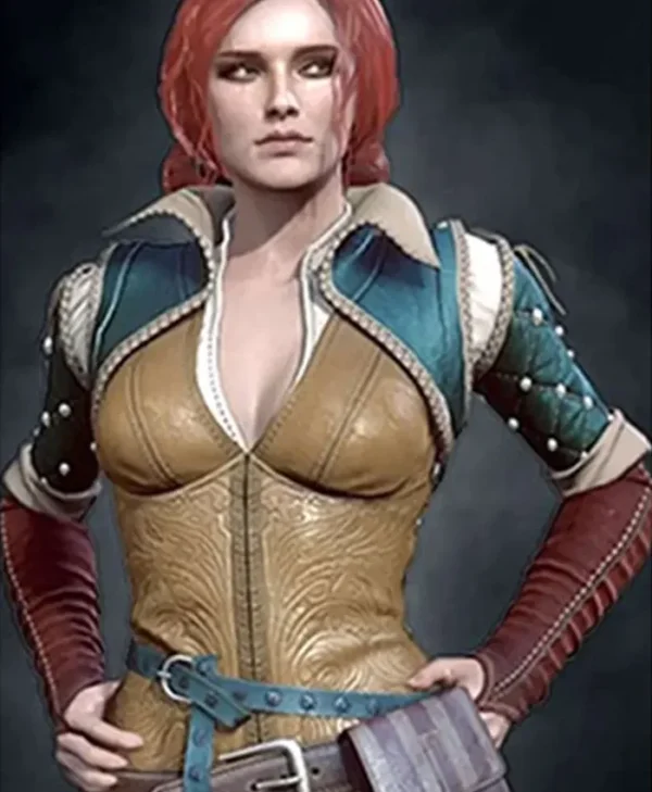 Triss Merigold The Witcher 3 Brown Jacket webp