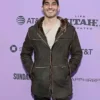 Tyler Hoechlin Palm Springs Fur Collar Jacket webp