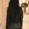 V. Stiviano Clipped Cleopatra Coleman Black Jacket 44466