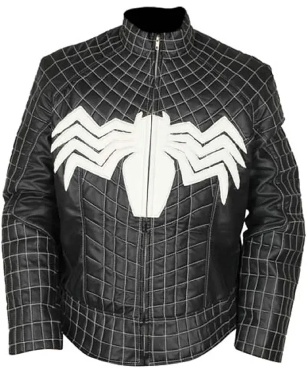Venom Spiderman Leather Cosplay Costume Jacket webp