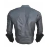 Video Game Batman Arkham Knight Grey Leather Jacket webp
