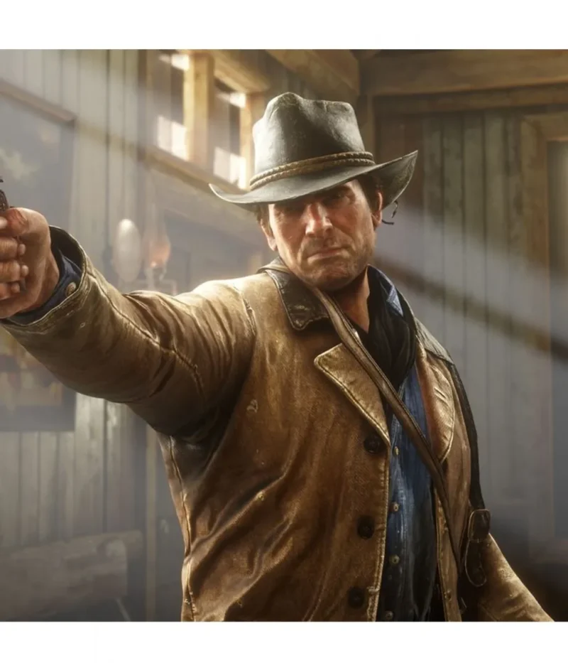 arthur morgan red dead redemption 2 brown jacket scaled