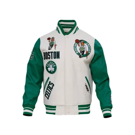 boston celtics varsity cream