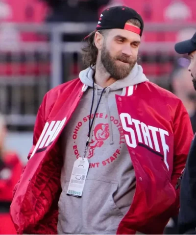 bryce harper ohio state red jacket