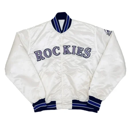 colorado rockies 1990s white jacket