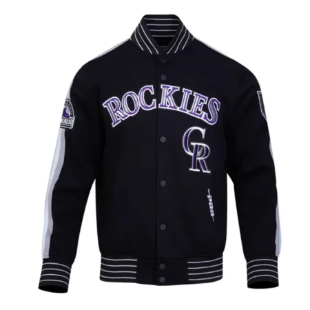colorado rockies current logo game day double knit jacket