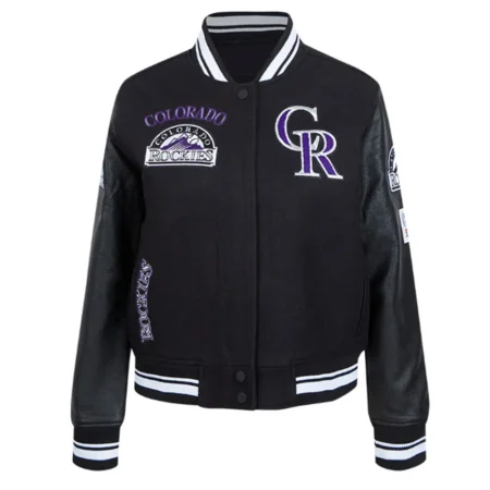 colorado rockies retro classic rib jacket