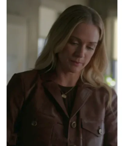 criminal minds season 17 aj cook leather jacket