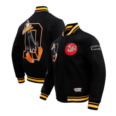 daffy duck looney tunes freeze max black jacket