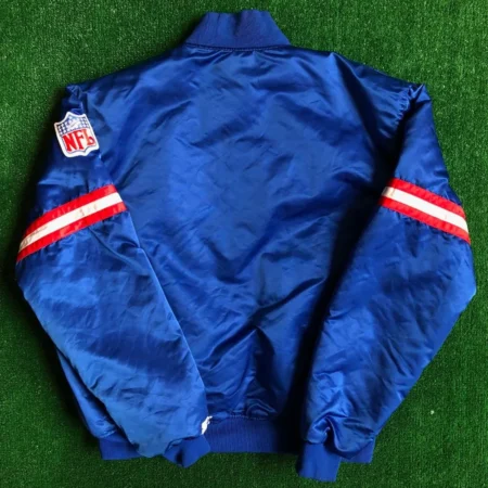 giants blue satin jacket