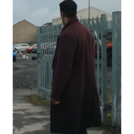harry virdee purple trench coat