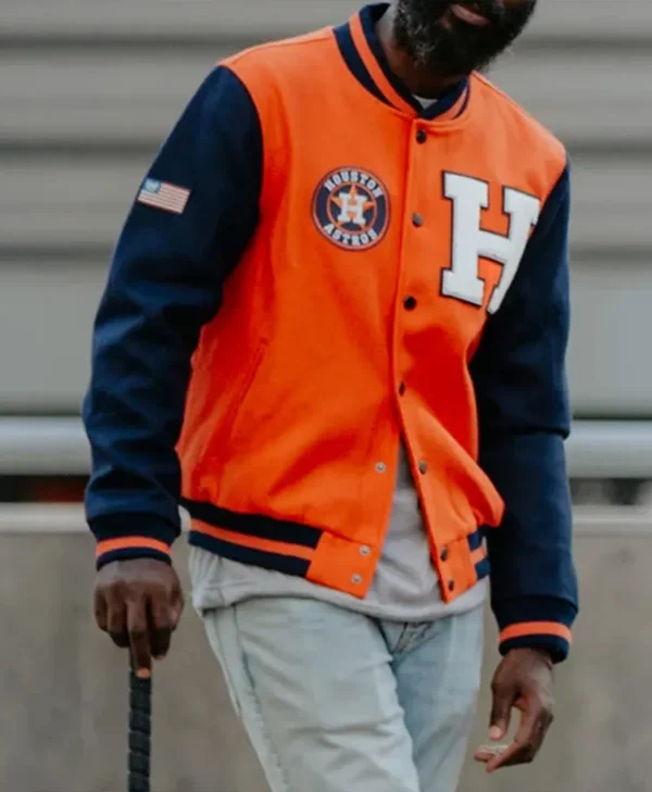 houston astros blue and orange jacket