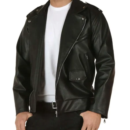 john travolta danny zuko grease t birds leather jacket