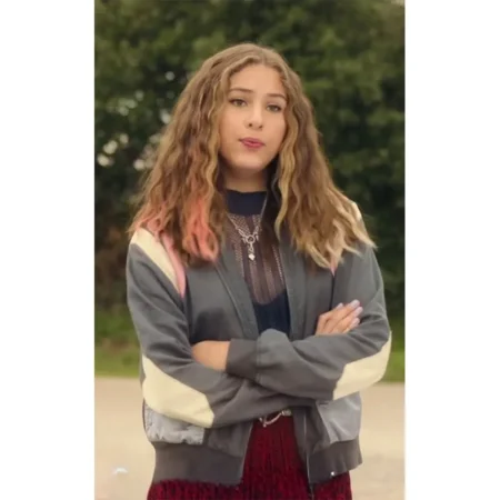 land of women victoria bazua grey cotton jacket