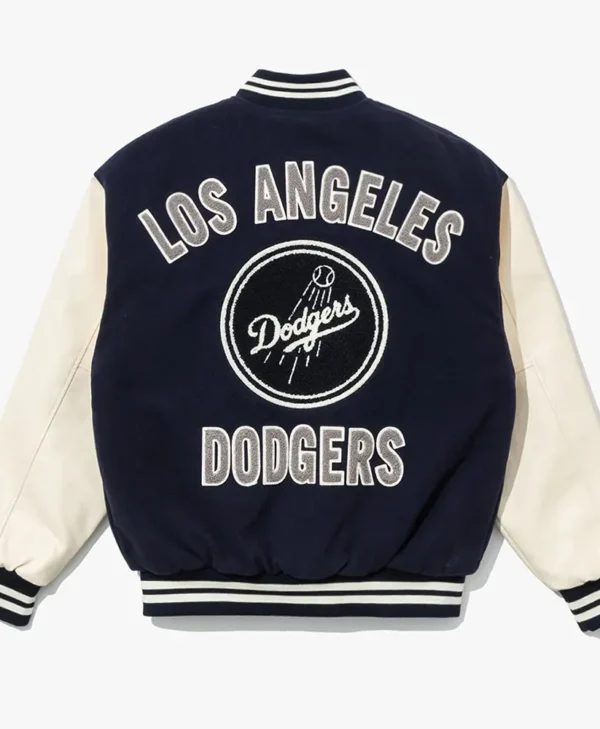 los angeles dodgers navy baseball jacket