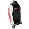 ohio state buckeyes team origins varsity satin jacket