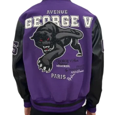 panther george v varsity purple jacket jpg