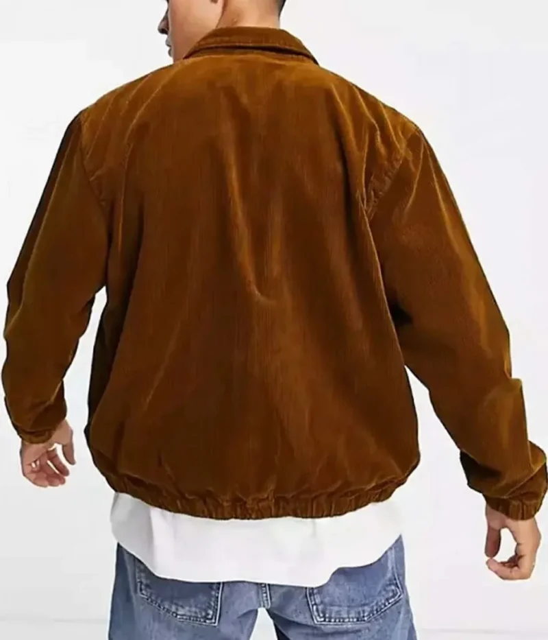 sadie sink brown corduroy jacket scaled