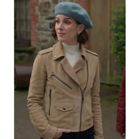 shenae grimes beech love of the irish brown jacket