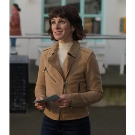 shenae grimes beech love of the irish brown suede jacket