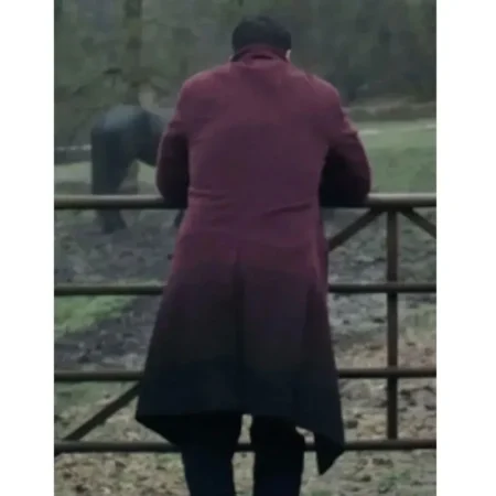 staz nair virdee purple trench coat