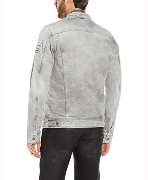 13 Reason Why Tony Padilla Denim Jacket back jpg