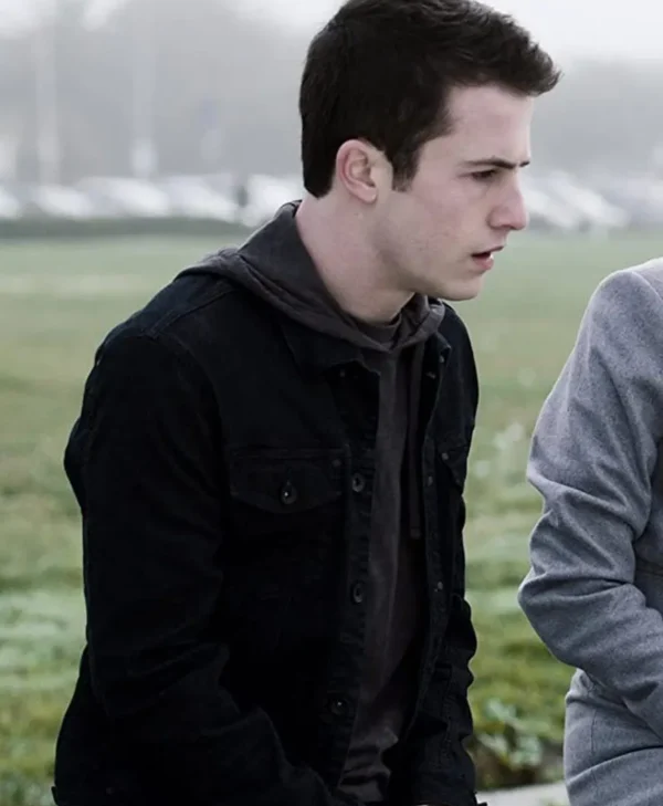 13 Reasons Why Clay Jensen Black Denim Jacket