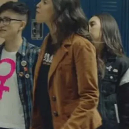 13 Reasons Why Jessica Davis Brown Leather Jacket