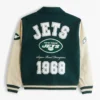 1968 Super Bowl Champions NY Jets Varsity Jacket back webp