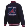 2021 world series champions atlanta braves navy full zip jacket
