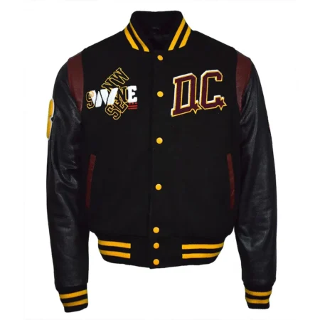 90th Anniversary Washington Commanders DC Varsity Jacket webp