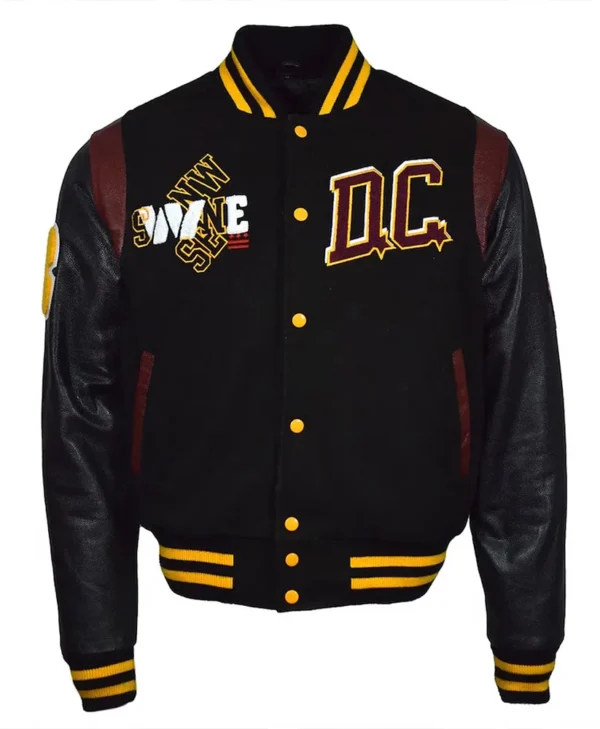 90th Anniversary Washington Commanders DC Varsity Jacket webp
