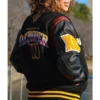 90th Anniversary Washington Commanders DC Varsity Jacket back webp
