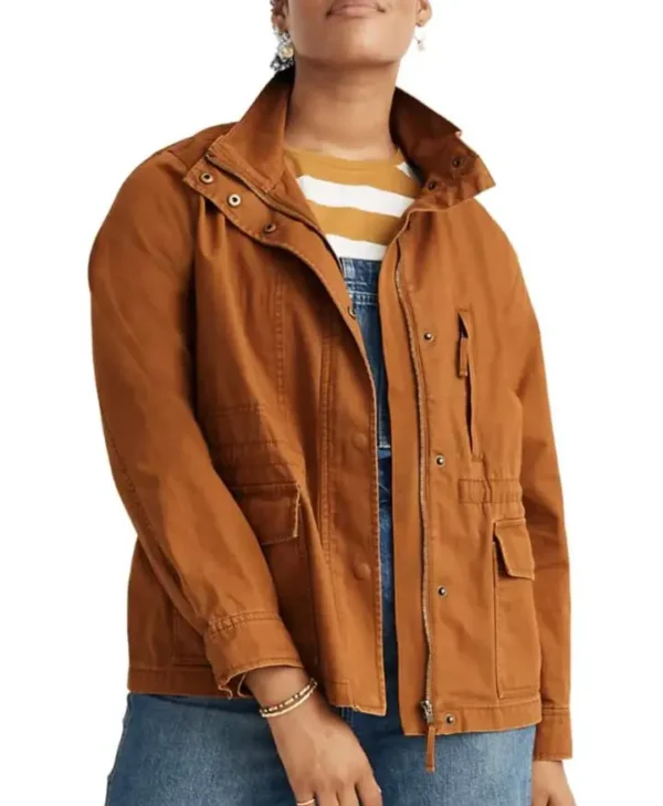 911 S04 Maddie Kendall Brown Jacket