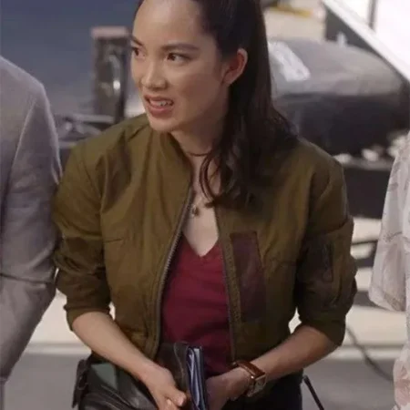 A Hollywood Christmas 2022 Jessika Van Green Jacket