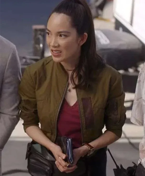 A Hollywood Christmas 2022 Jessika Van Green Jacket front